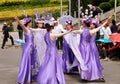 Kunming, China: Dancers in Exhibition Park