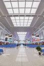 Interior of the Kunmingnan High-speed rail modern train station hall. Royalty Free Stock Photo