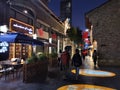 Kunming historic city streets renovated to be trendy, evening