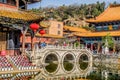 KUNMING-MARCH 13, 2016. Travelers in Yuantong Buddhist temple, Yuantong Buddhist temple is the most famous Buddhist temple in