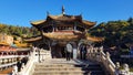 View of the Yuantong Buddhist Temple in Kunming, Yunnan, China Royalty Free Stock Photo