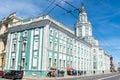 Kunstkamera building on Universitetskaya Embankment in Saint Petersburg, Russia Royalty Free Stock Photo