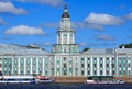 Kunstkamera museum across Neva river. Saint Petersburg, Russia Royalty Free Stock Photo