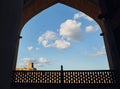 Kunya Ark Citadel in old city Khiva Royalty Free Stock Photo