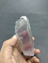 Kunzite spodumene crystal clear lilac pink color specimen