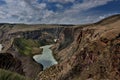 Kuokesu Grand Canyon in the middle of the Tianshan Mountains in Xinjiang, China Royalty Free Stock Photo