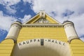 Part of the facade of The Market Hall