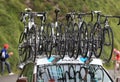 Kuota bikes of AG2R La Mondiale team Royalty Free Stock Photo