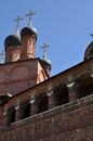 Kupala of the Assumption Cathedral with a brick transition.