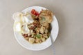 Kupat Tahu Magelang, is a traditional Indonesian food Royalty Free Stock Photo