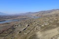 The Kura river, or Mtkvari river, near Gori town, Georgia