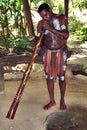 Australia, Aborigine with didgeridoo