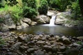 Kurangani Waterfalls in Tamilnadu, India