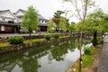 Kurashiki city, old japanese town in Okayama