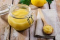 Kurd lemon Royalty Free Stock Photo