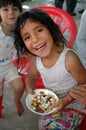 Kurdish children playing in the village Royalty Free Stock Photo