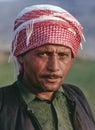 Syrian man wearing kaffiyeh, northwest Syria