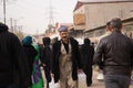 Kurdish Man Walking In a Souq in Iraq