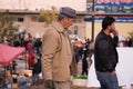 Kurdish Man Walking In a Souq in Iraq