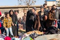 Kurdish People shopping for clothes in Iraq