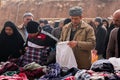 Kurdish People shopping for clothes in Iraq