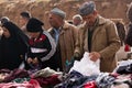 Kurdish People shopping for clothes in Iraq