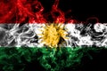 Kurdistan smoke flag, Iraq dependent territory flag