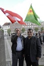 KURDS STAGED PROTES RALLY AAINST TURKISH PRESIDENT