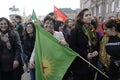 KURDS STAGED PROTES RALLY AAINST TURKISH PRESIDENT