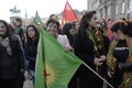 KURDS STAGED PROTES RALLY AAINST TURKISH PRESIDENT