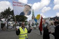 KURDS STAGED PROTES RALLY AAINST TURKISH PRESIDENT