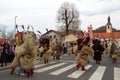 Kurenti In Videm Near Ptuj, Slovenia Royalty Free Stock Photo