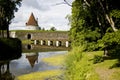 Kuressaare castle bridge Royalty Free Stock Photo