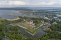 Kuressaare Castle and old cars show off event