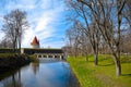 Kuressaare castle tower Royalty Free Stock Photo