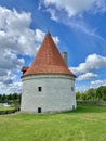 Kuressaare city Saaremaa island Estonia old medieval castle pictures Royalty Free Stock Photo