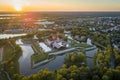 Kuressaare Episcopal Castle in Saaremaa island in Estonia during Saaremaa Opera Festival