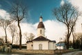 Kuressaare, Estonia. Church Of St. Nicholas In Winter Time Royalty Free Stock Photo