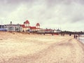 Kurhaus promenade, Binz, Germany. View from the beach bridge