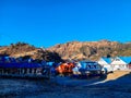 Kuri Village, Kalinchowk - beautiful colorful houses on the valley of a mountain named kuri village, Kalinchowk, Nepal