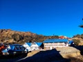 Kuri Village, Kalinchowk - beautiful colorful houses on the valley of a mountain named kuri village, Kalinchowk, Nepal