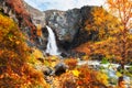Kurkure waterfall in Altai mountains, Siberia, Russia