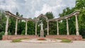 Kurmanzhan Datka Statue in a city park Royalty Free Stock Photo