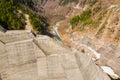 Kurobe dam at Tateyama Kurobe Alpine Route.