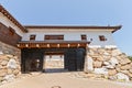 Kuroganegomon gate of Imabari Castle, Shikoku, Japan Royalty Free Stock Photo