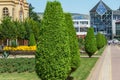 Kurortny Boulevard - central pedestrian street of the resort Kislovodsk city. It\'s a spa city