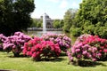 Kurpark in Wiesbaden Royalty Free Stock Photo