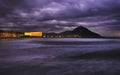 The Kursaal Congress Centre and Auditorium in the night Royalty Free Stock Photo