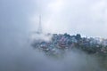 Cityscape of Kurseong hill town