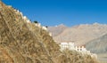 Kursha monastery panorama at sunny day (Zanskar)